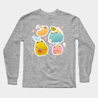 Happy Fruity Froggos Long Sleeve T-Shirt